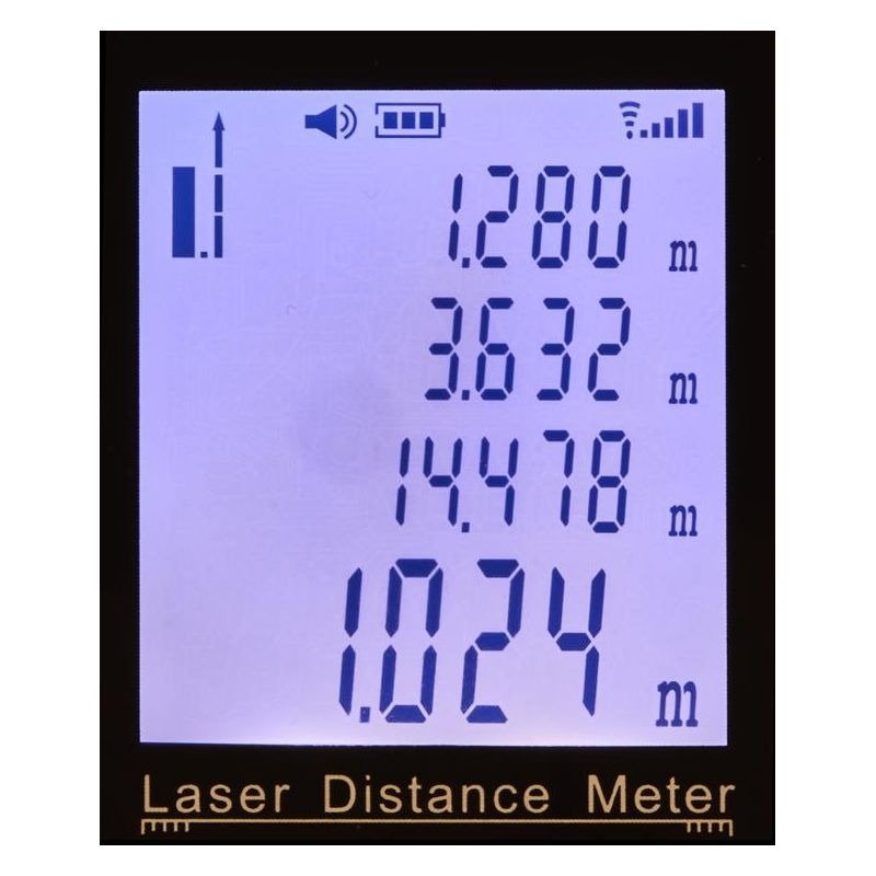 Lazerinis atstumo matuoklis Kraft&Dele 60m KD10406 - Sodrinta.lt