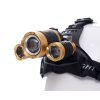 Prožektorius 1xT6LED+2xQ5LED ant galvos, įkraunamas KD1246 - Sodrinta.lt