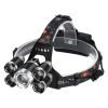 Prožektorius 1xT6LED+4xQ5LED ant galvos, įkraunamas KD1248 - Sodrinta.lt
