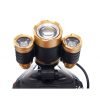 Prožektorius 1xT6LED+2xQ5LED ant galvos, įkraunamas KD1246 - Sodrinta.lt