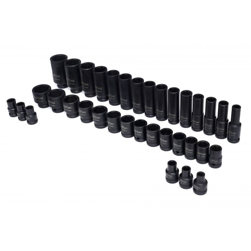 Smūginės galvutės 1/2" 35 vnt. rinkinys KD11757 - Sodrinta.lt