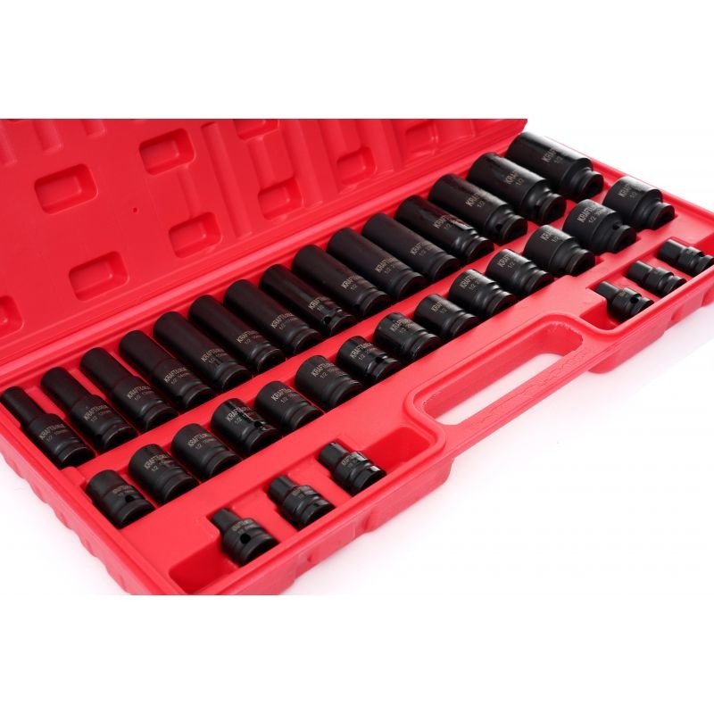 Smūginės galvutės 1/2" 35 vnt. rinkinys KD11757 - Sodrinta.lt