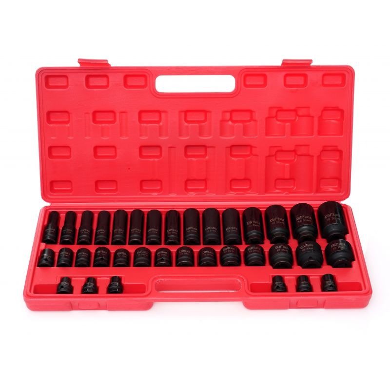 Smūginės galvutės 1/2" 35 vnt. rinkinys KD11757 - Sodrinta.lt