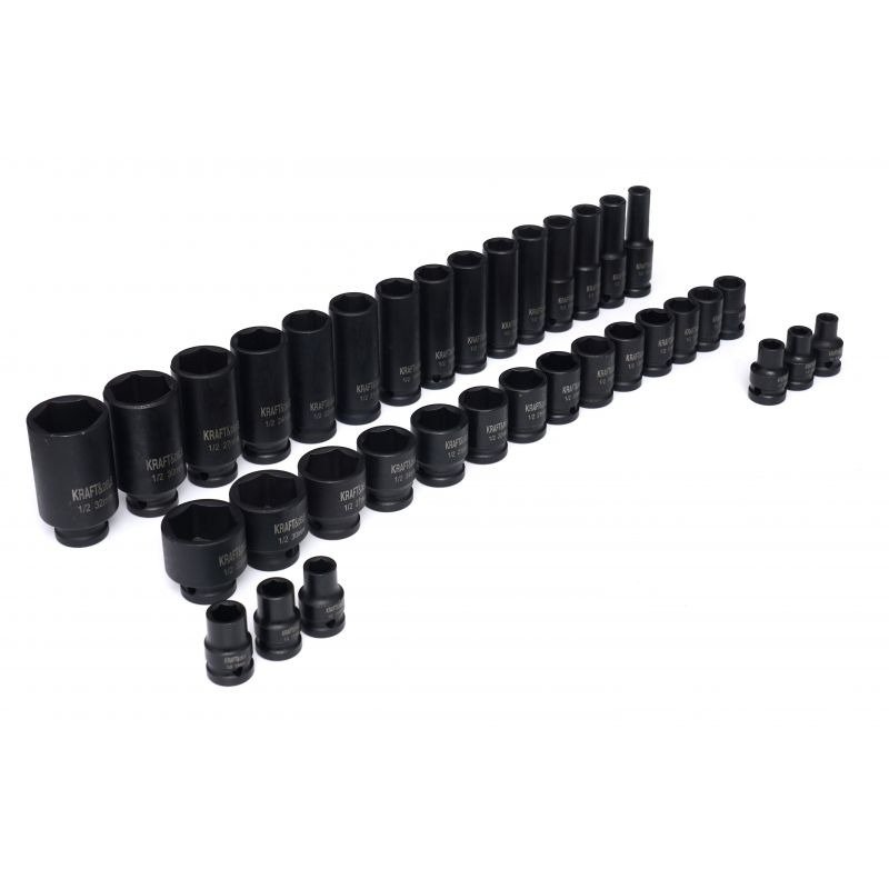 Smūginės galvutės 1/2" 35 vnt. rinkinys KD11757 - Sodrinta.lt