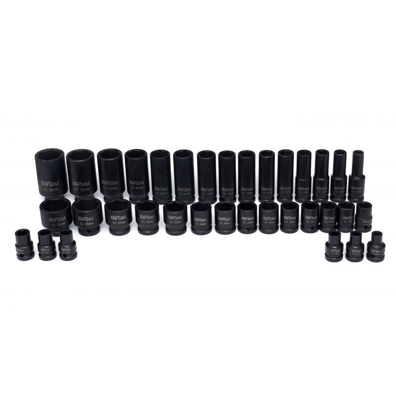 Smūginės galvutės 1/2" 35 vnt. rinkinys KD11757 - Sodrinta.lt