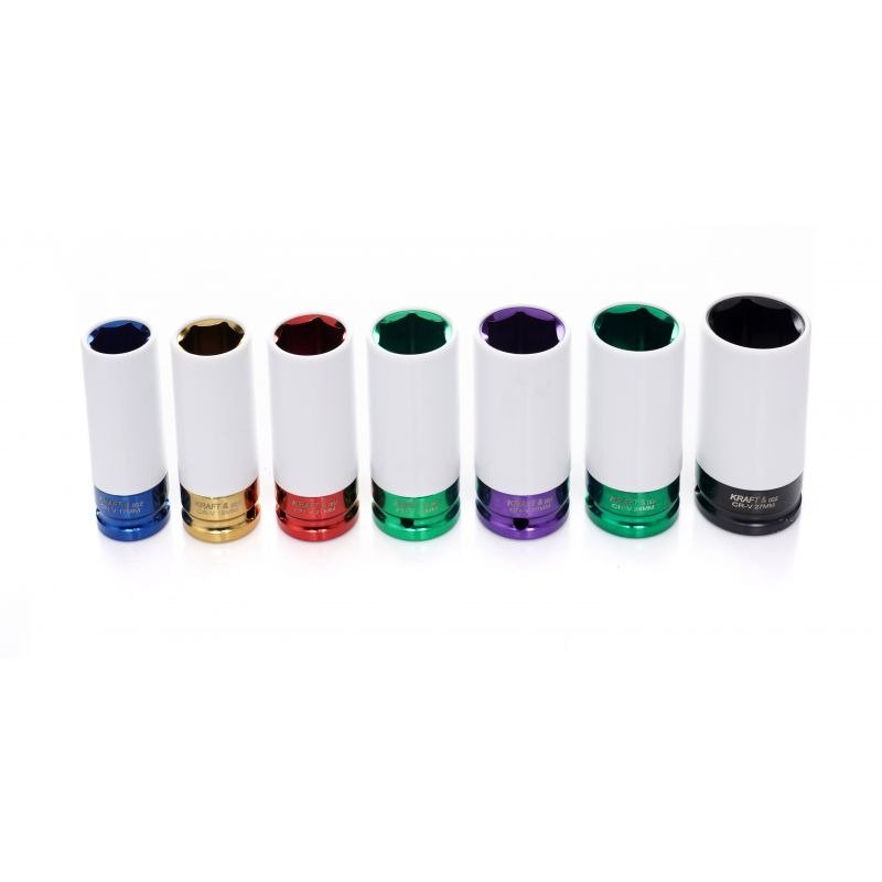 Smūginių galvučių rinkinys 7 vnt., 1/2", 79 mm KD11752 - Sodrinta.lt