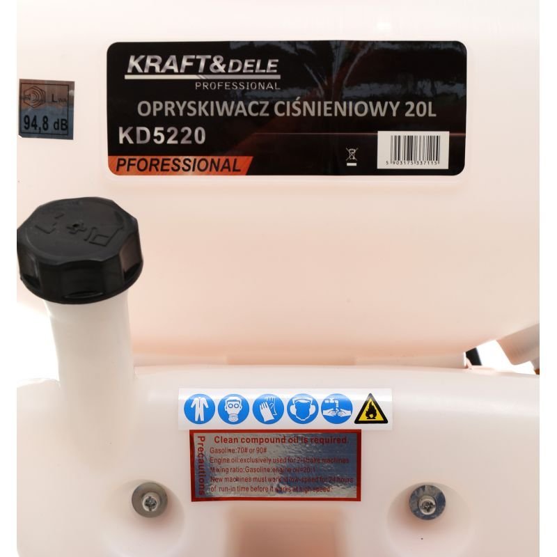 Benzininis pesticidų purkštuvas 20l KD5220 - Sodrinta.lt