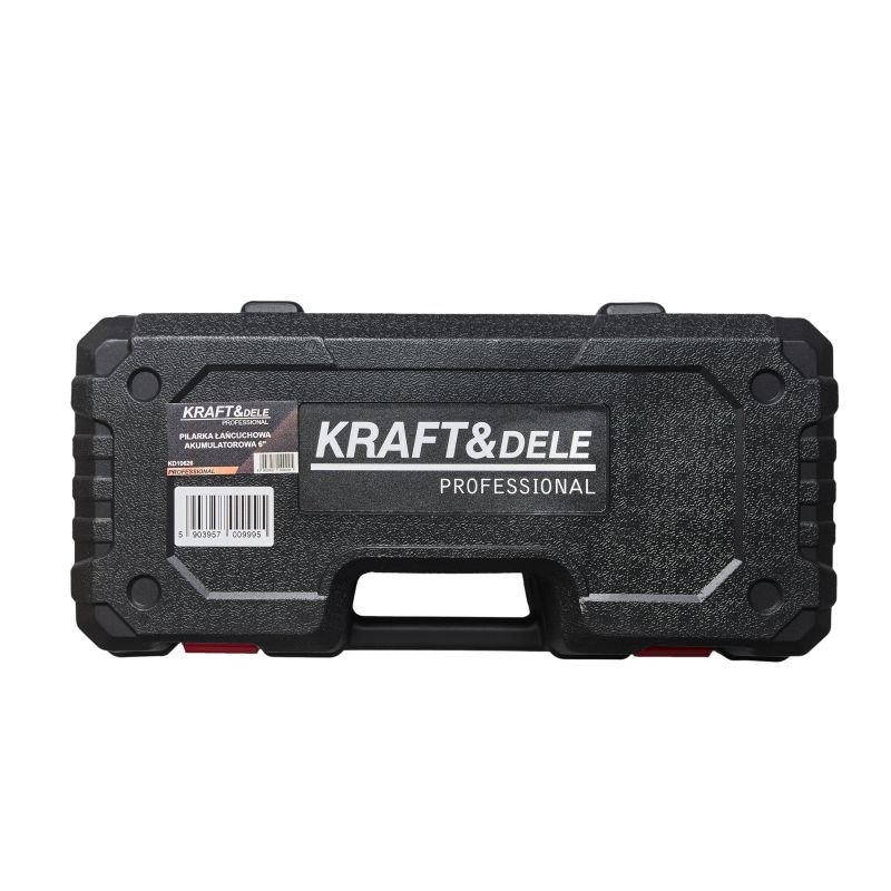 Mini akumuliatorinis grandininis pjūklas 21V 6 colių Kraftdele KD10626 - Sodrinta.lt
