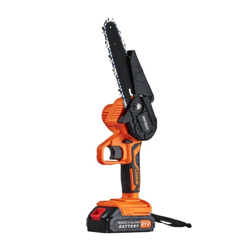 Mini akumuliatorinis grandininis pjūklas 21V 6 colių Kraftdele KD10626 - Sodrinta.lt