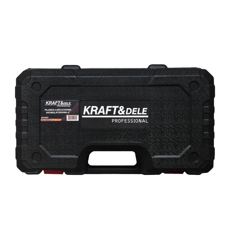 Mini akumuliatorinis grandininis pjūklas 21V 4 colių Kraftdele KD10627 - Sodrinta.lt