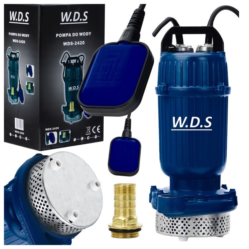 Panardinamas vandens siurblys švariam ir nešvariam vandeniui 2100 W WDS2420 - Sodrinta.lt