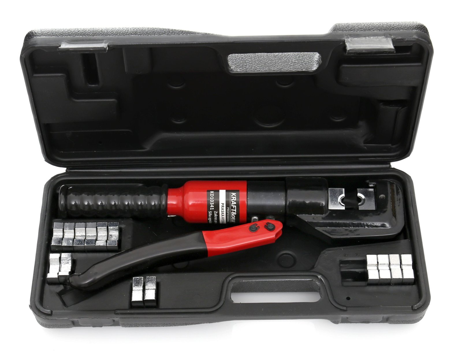 Hidraulinis kraštų užspaudimo įrankis 6t, 4 - 70mm² KD10341 - Sodrinta.lt