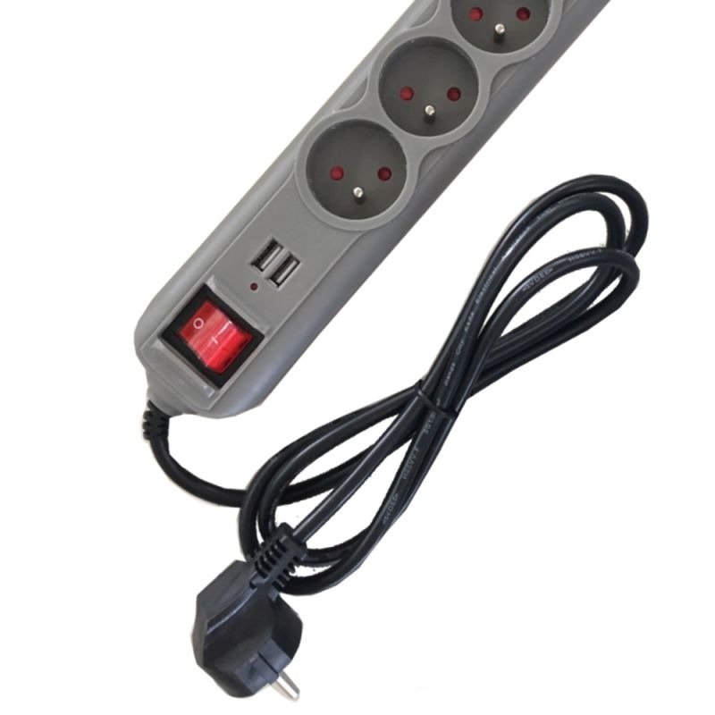 Prailgintuvas su USB lizdais 3 m KD4034 - Sodrinta.lt