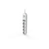 Prailgintuvas su USB jungtimis ir jungikliu – 2 m | 4 lizdai + 4 USB | KD4030 - Sodrinta.lt