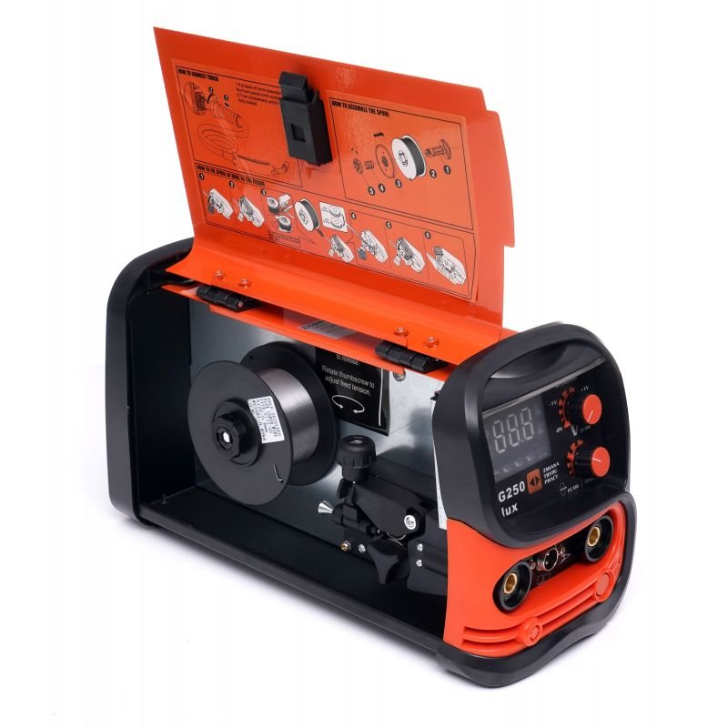 Suvirinimo pusautomatis be dujų MIG / MMA / LIFT TIG 3in1 250A KD1875 - Sodrinta.lt