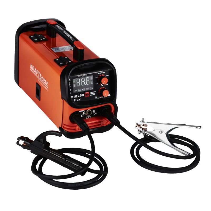 Suvirinimo pusautomatis be dujų MIG / MMA / LIFT TIG 3in1 250A KD1875 - Sodrinta.lt