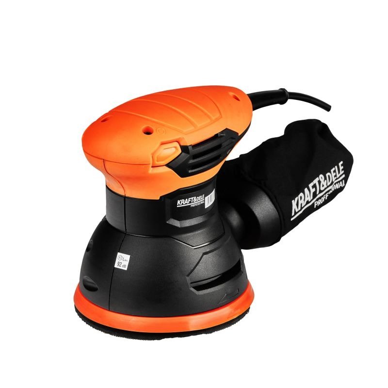 EKSCENTRINIS ŠLIFUOKLIS 110W + DULKIŲ MAIŠAS KD1684 - Sodrinta.lt