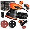 EKSCENTRINIS ŠLIFUOKLIS 110W + DULKIŲ MAIŠAS KD1684 - Sodrinta.lt