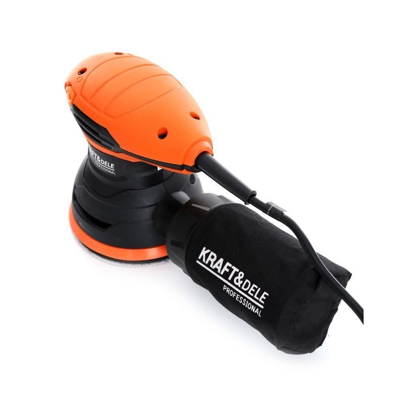 EKSCENTRINIS ŠLIFUOKLIS 110W + DULKIŲ MAIŠAS KD1684 - Sodrinta.lt