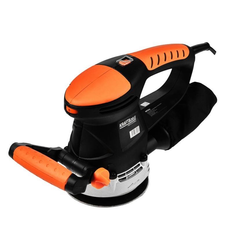 Šlifuoklis ekscentrinis 1200W/ 125mm + dulkių maišas (KD1678) - Sodrinta.lt