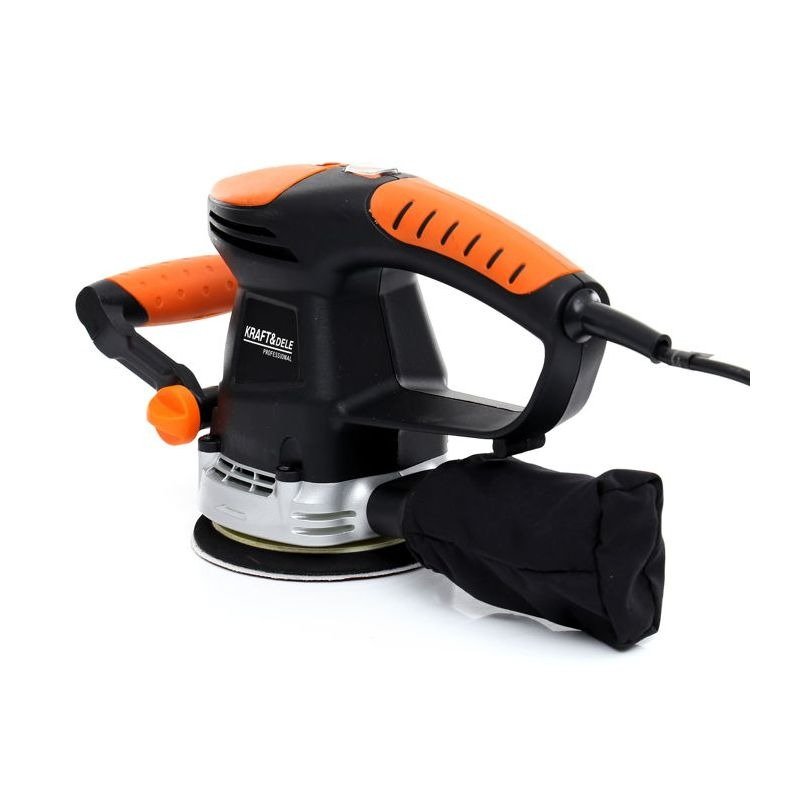 Šlifuoklis ekscentrinis 1200W/ 125mm + dulkių maišas (KD1678) - Sodrinta.lt
