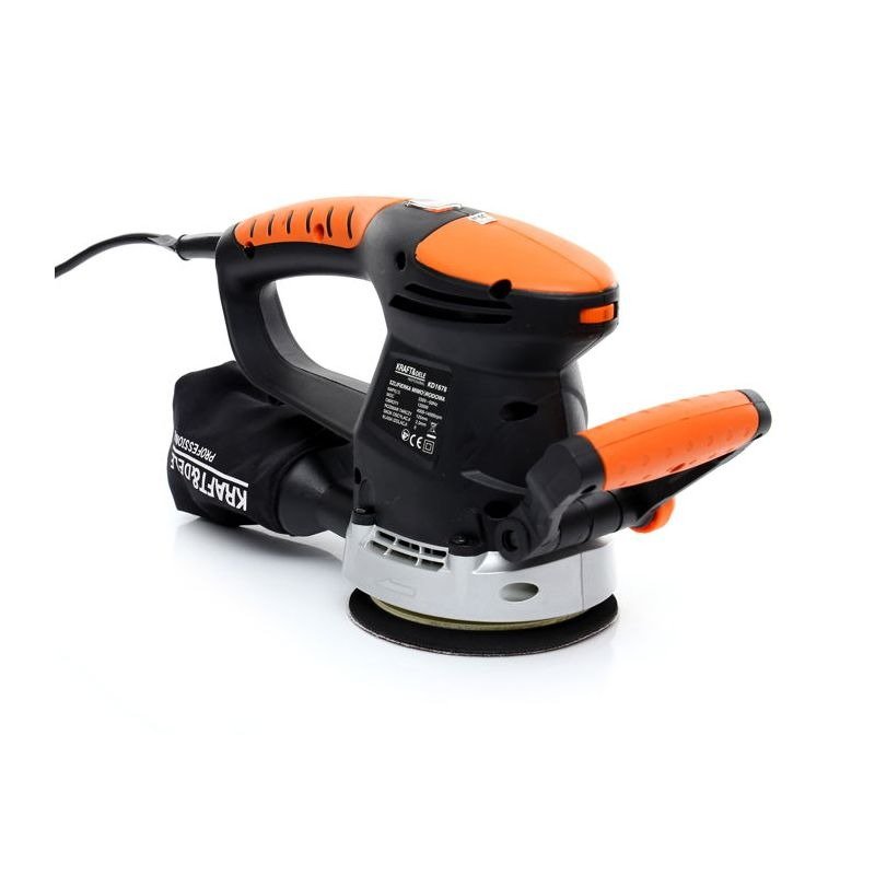Šlifuoklis ekscentrinis 1200W/ 125mm + dulkių maišas (KD1678) - Sodrinta.lt