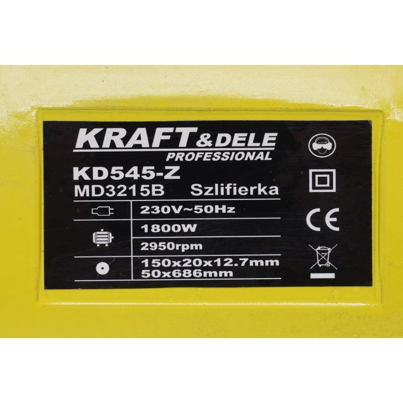 Stalinė juostinės šlifavimo staklės 2in1 1800W KD545-Z - Sodrinta.lt