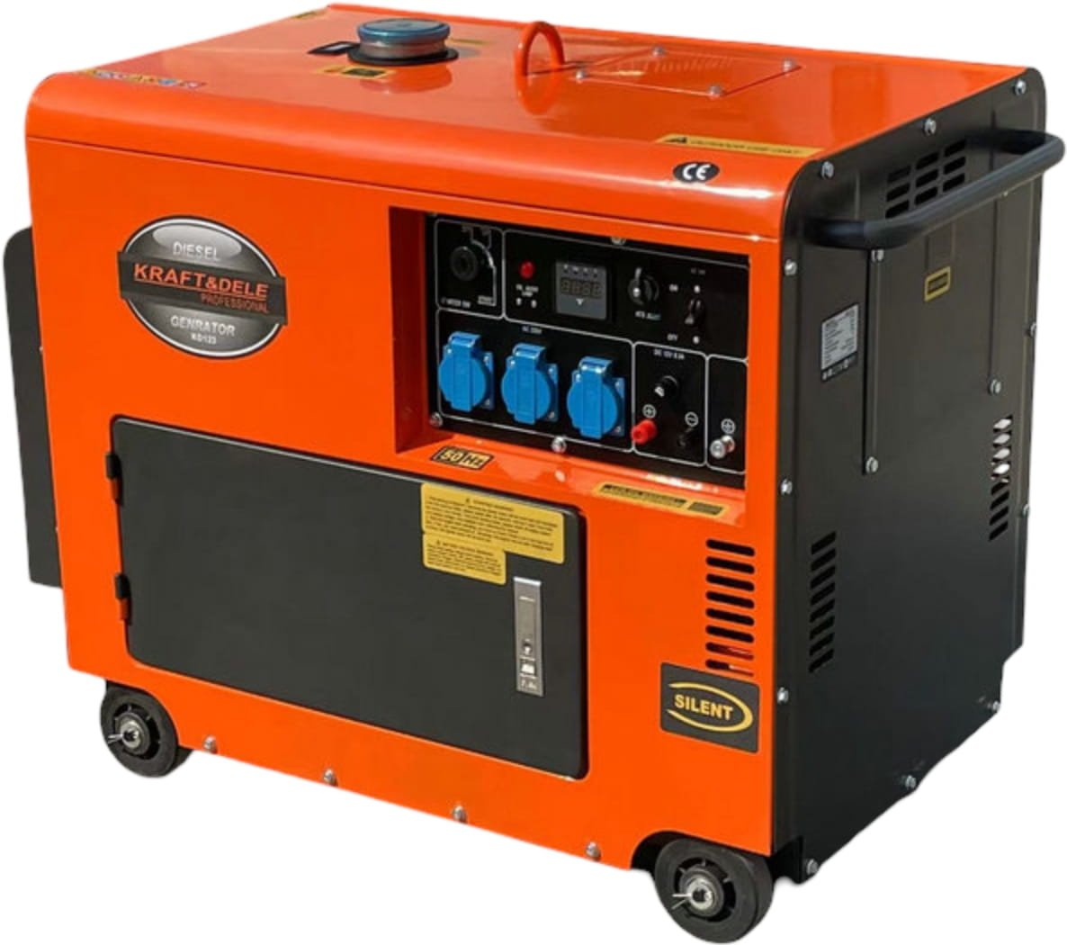 Dyzelinis generatorius 7000W 12/230V KD123 - Image 6