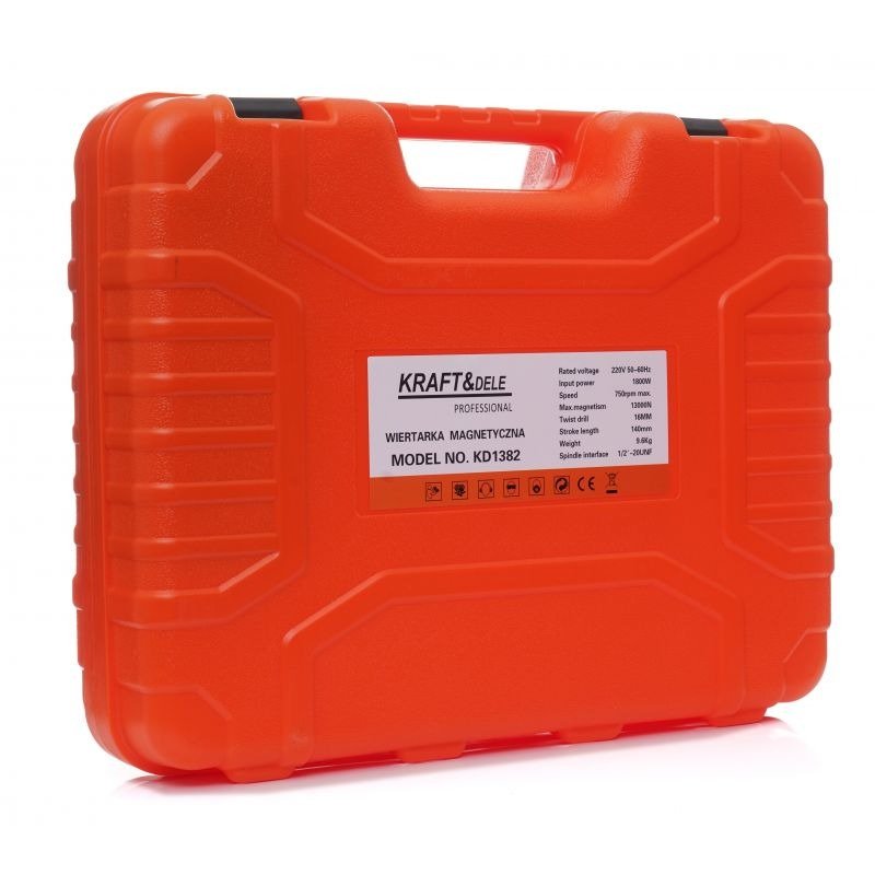 Magnetinės gręžimo staklės 1800 W / 1300 N / 16 mm KD1382 - Sodrinta.lt