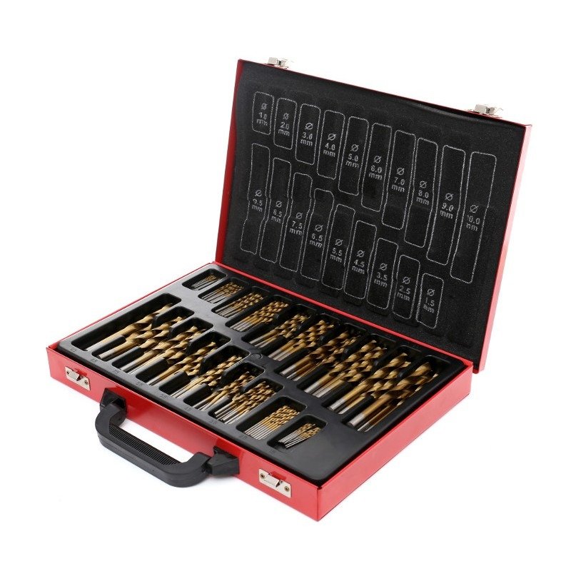 Grąžtų rinkinys HSS metalui 170vnt. KD991 - Sodrinta.lt