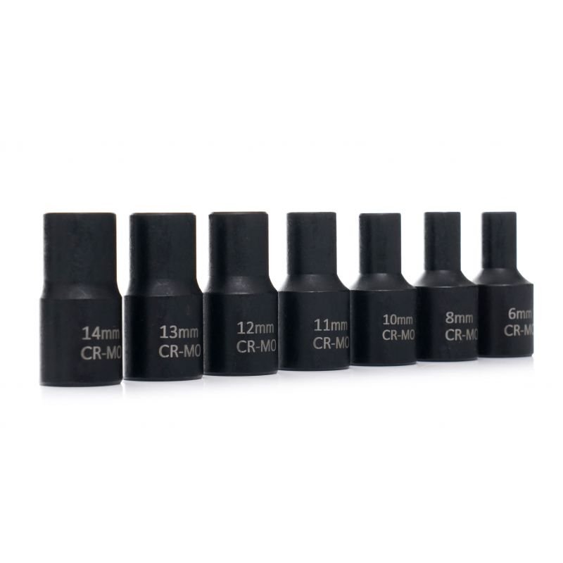 Galvučių rinkinys sugadintiems varžtams 1/2" - 15 VNT KD11793 - Sodrinta.lt