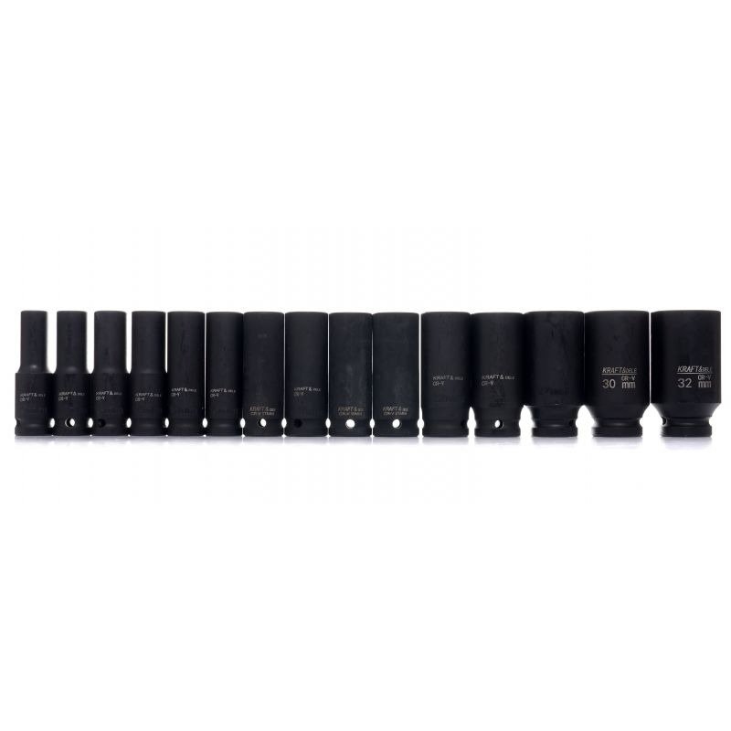 Smūginių galvučių rinkinys 1/2" 35 vnt. KD11756 (Cr-Mo plienas) - Sodrinta.lt
