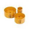 17 dalių skylamušių rinkinys medžiui ir metalui 19–76 mm + adapteris KD10758 - Sodrinta.lt