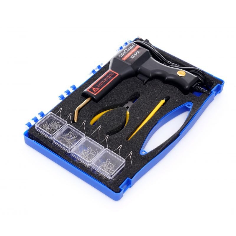 Plastiko suvirinimo aparatas 50W su 200vnt. kabių rinkiniu KD864 - Sodrinta.lt