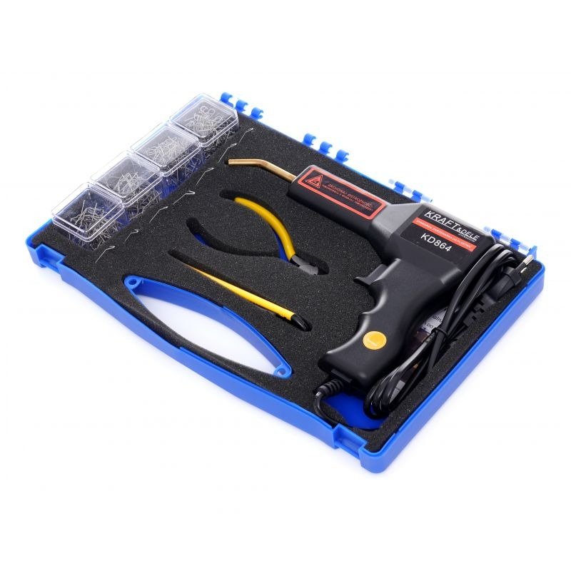 Plastiko suvirinimo aparatas 50W su 200vnt. kabių rinkiniu KD864 - Sodrinta.lt