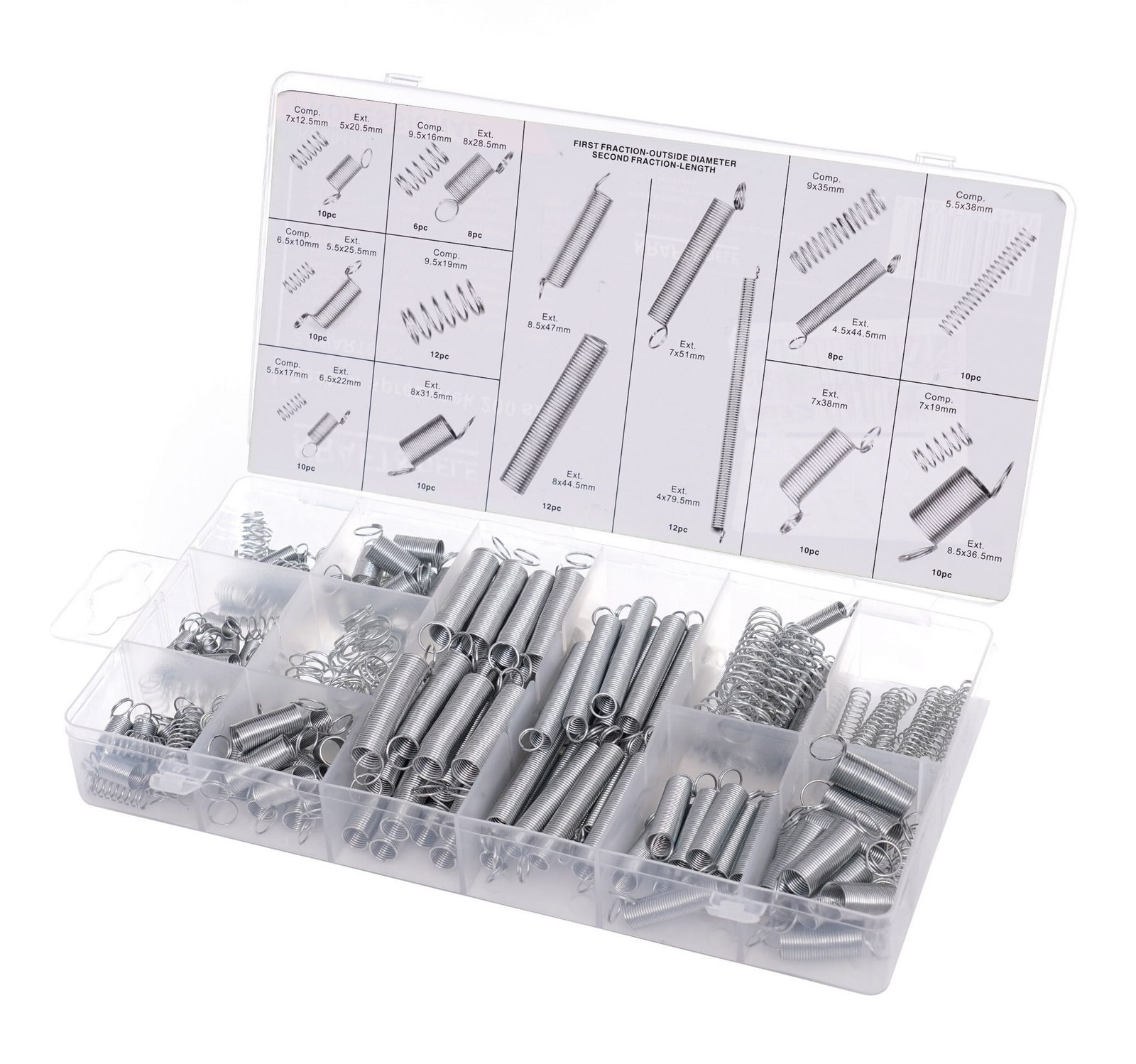 Zestaw sprężynek 200szt. KD10483 - Sodrinta.lt