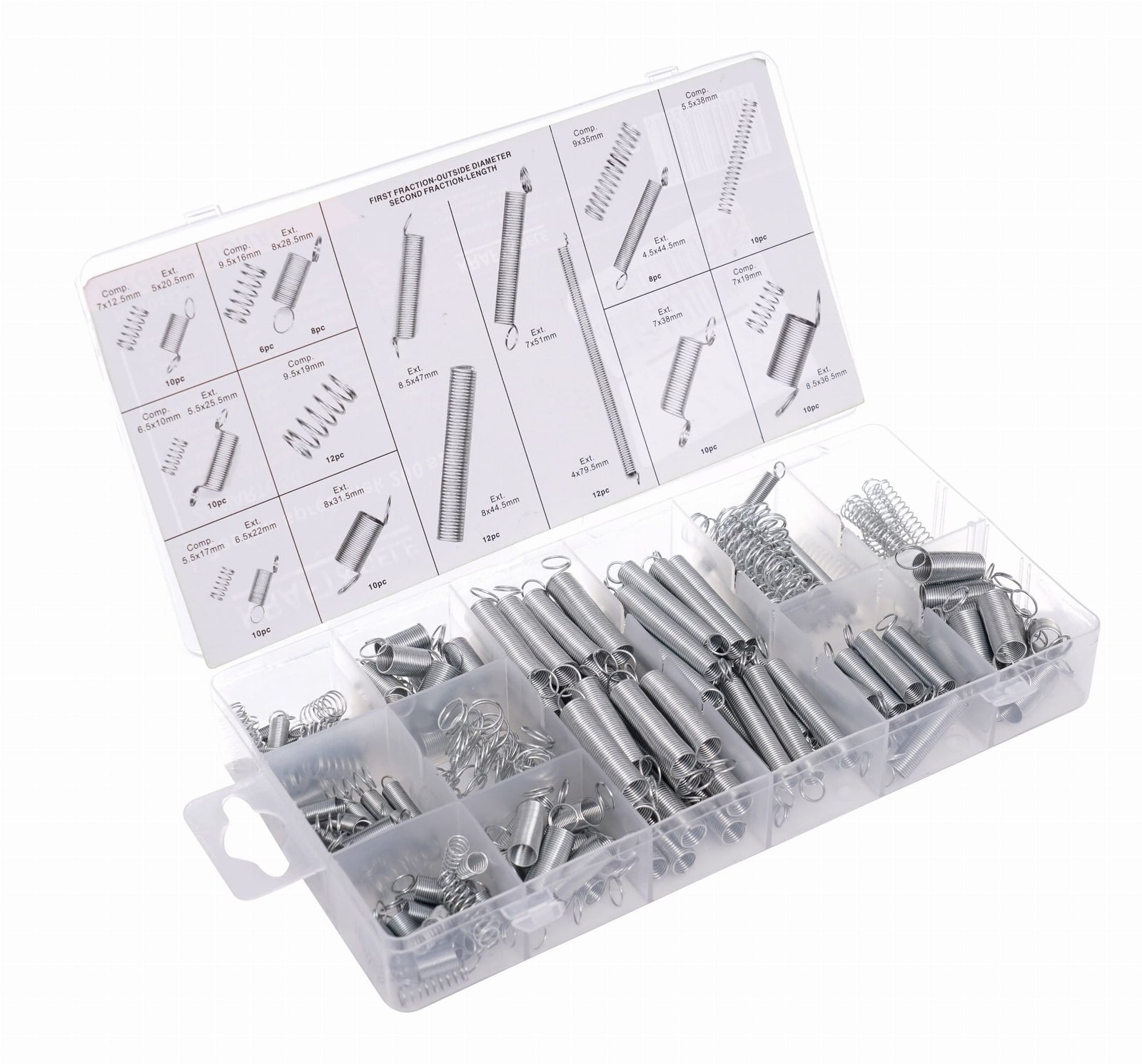 Zestaw sprężynek 200szt. KD10483 - Sodrinta.lt