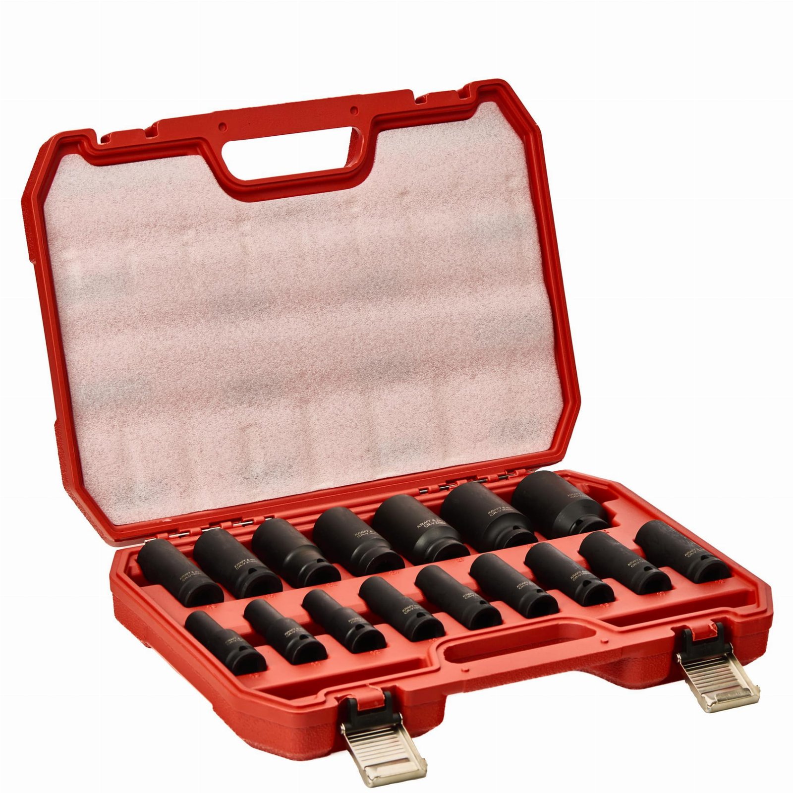 Smūginių galvučių komplektas 1/2″ 10- 32 mm 16 vnt. KD11749 - Sodrinta.lt