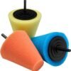 Poliravimo kempinės kūginės 150 mm ratlankiams komp. (3vnt) - Image 2