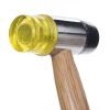 Guminis-plastikinis plaktukas 30 mm su medine rankena KD903 - Sodrinta.lt