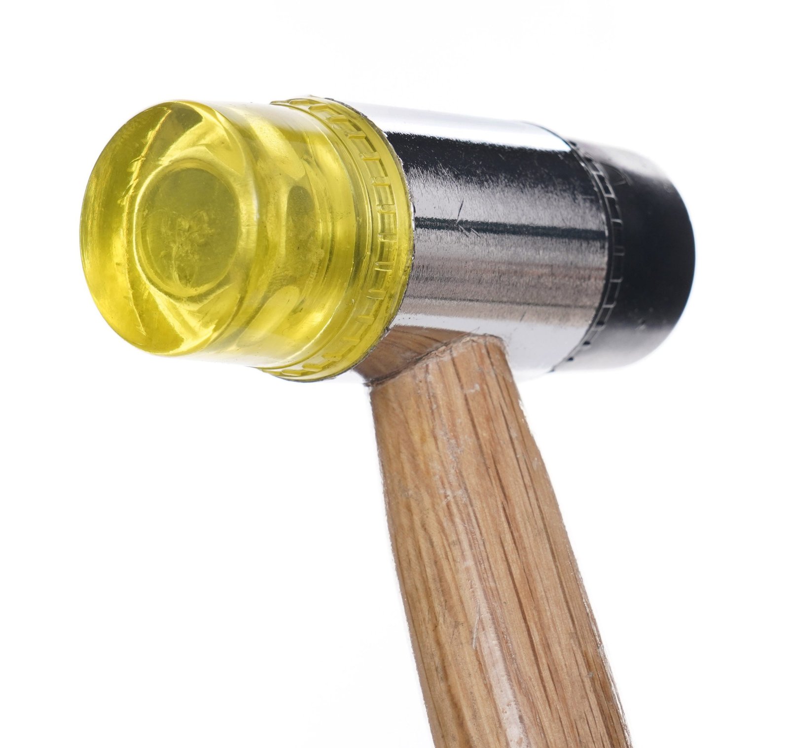 Guminis-plastikinis plaktukas 30 mm su medine rankena KD903 - Sodrinta.lt