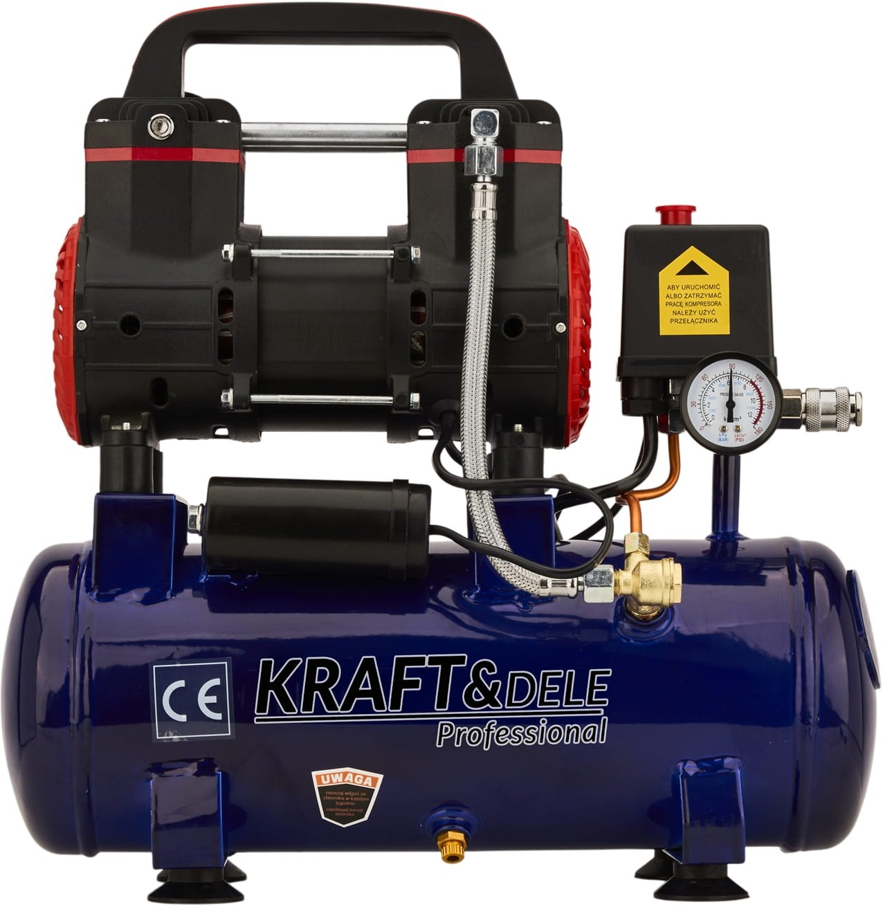 Betepalinis oro kompresorius 9 l 1200 W 155 l/min KD2127 - Sodrinta.lt