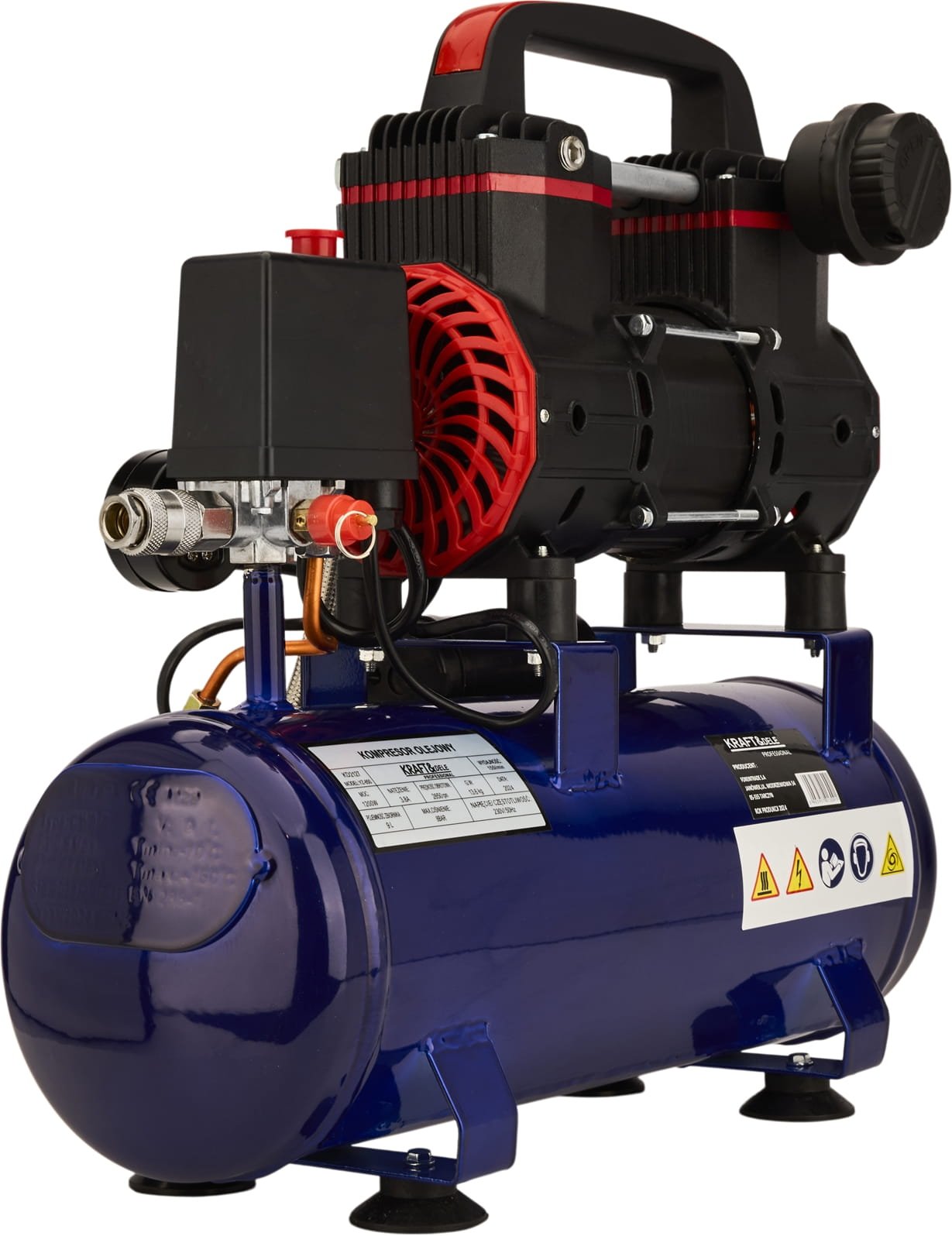 Betepalinis oro kompresorius 9 l 1200 W 155 l/min KD2127 - Sodrinta.lt