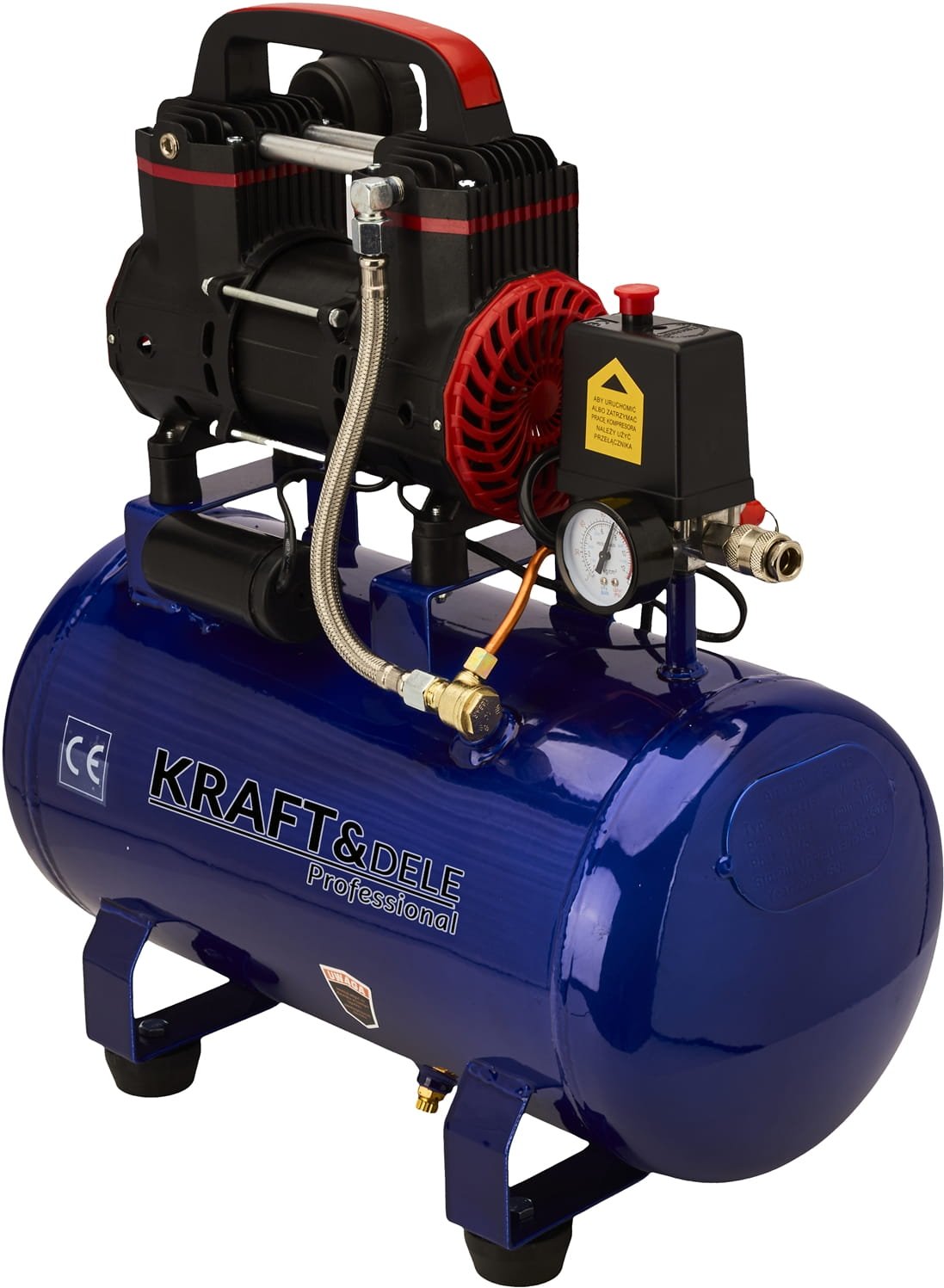 Bealyvinis kompresorius 24L 1390W 220 l/min KD2128 - Sodrinta.lt