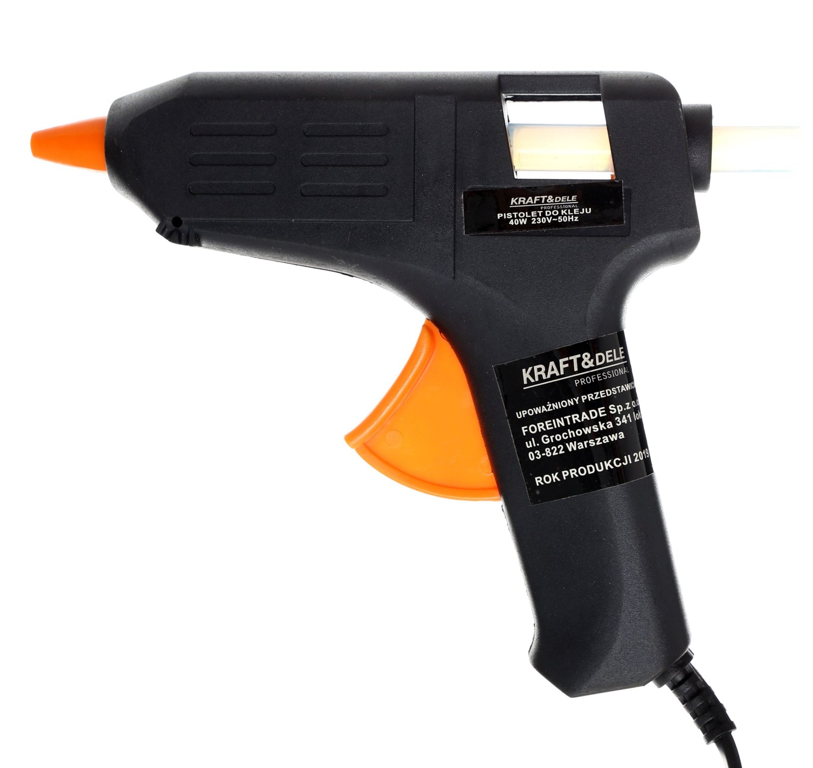 Karštų klijų pistoletas 40W + 7 klijų lazdelės KD10350 - Sodrinta.lt