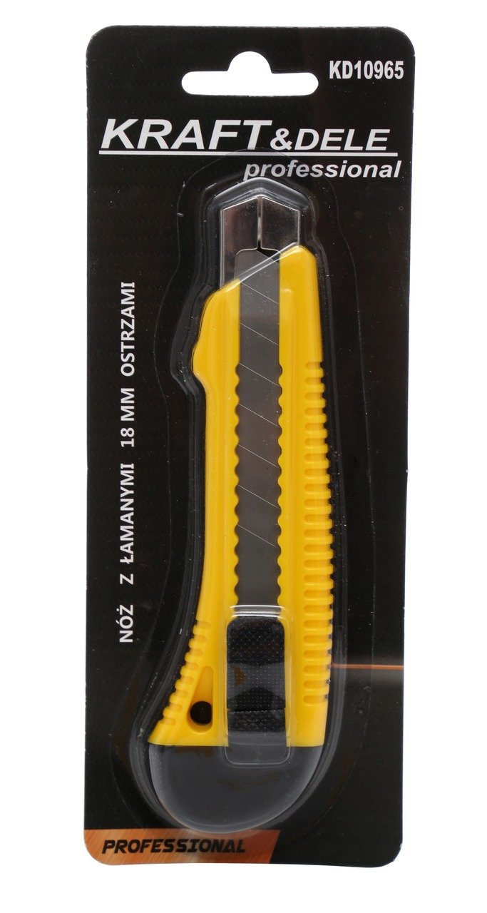 Peilis su sulankstomu 18 mm ašmeniu KD10965 - Sodrinta.lt