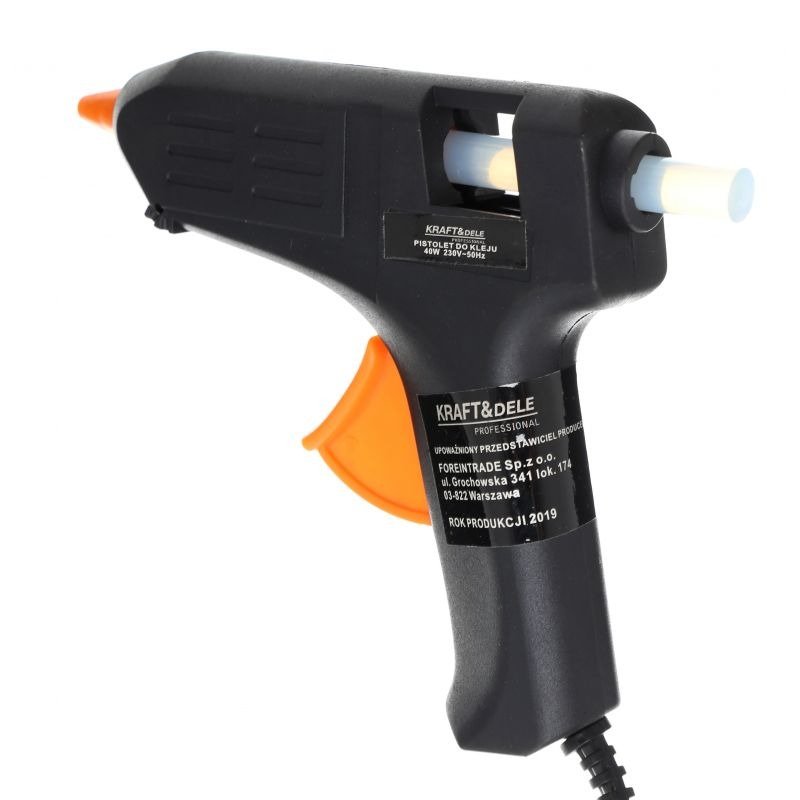 Karštų klijų pistoletas 40W + 7 klijų lazdelės KD10350 - Sodrinta.lt