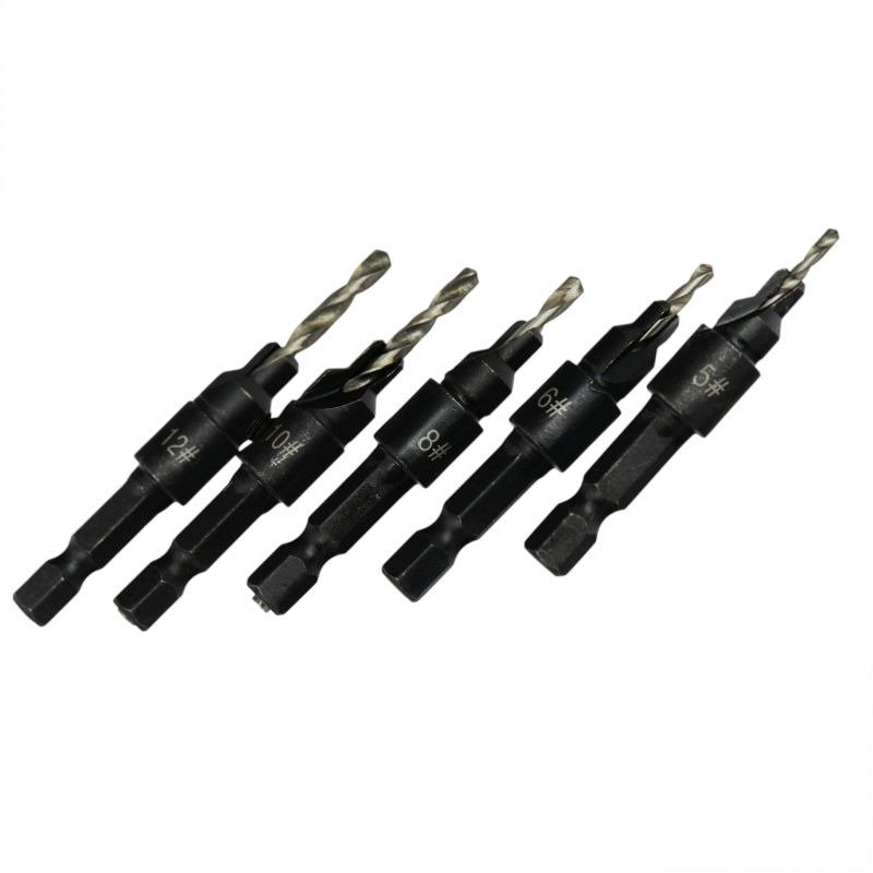 Rinkinys konfirmatų grąžtams 5 vnt. KD10796 - Sodrinta.lt