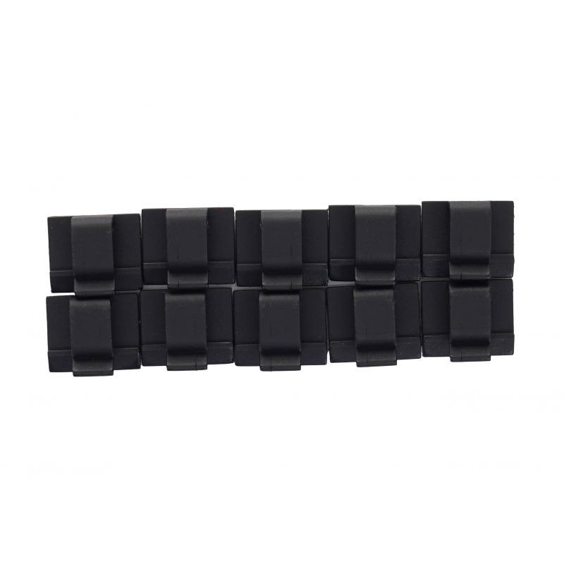 Laikikliai / spaustukai / kabelių organizatorius 5 mm – 10 vnt. KD10085 - Sodrinta.lt