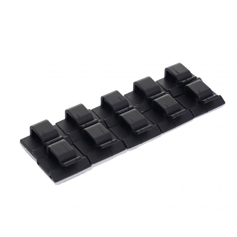 Laikikliai / spaustukai / kabelių organizatorius 5 mm – 10 vnt. KD10085 - Sodrinta.lt